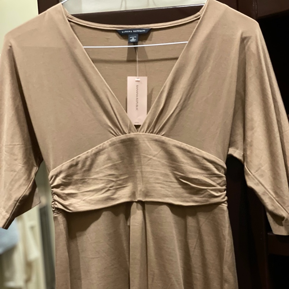 Banana Republic Tan Blouse - NWT